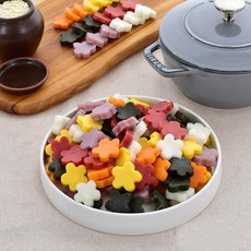 국내산 맵쌀 HACCP 명절 오색 꽃 제수용 떡국떡 선물세트 2.15kg, 1세트