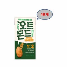 롯데칠성 오트몬드 저당 저칼로리, 190ml, 48개