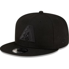 New Era 뉴에라 MLB 9FIFTY 블랙 조절식 스냅백 모자 캡 프리사이즈 - mlb패딩모자