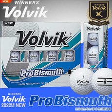 [볼빅]2022년 NEW VOLVIK 프로 비스무스 골프볼(3PCS)[12구][정품], [볼빅])프로 비스무스볼(3PCS)[화이트], 3개, 3개 - 볼빅비스무스