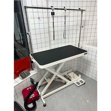 강아지 미용 테이블 애견 전동리프트 높이 조절 목욕, 103 전동 리프팅 테이블 - 125cm, CIDON-103-pro 블랙