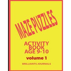 Maze puzzles Activity book Age 9-10 - Volume 1: Easy mazes book for teens large print Paperback, Independently Published