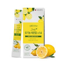 기타 [1일1레몬] 바이퀸 데일리 유기농 레몬즙 14포*1박스(14포), 14개, 20g