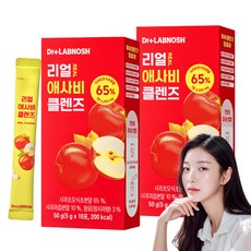닥터랩노쉬 리얼 애사비 클렌즈, 2박스, 50g