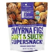Made In Nature Organic Smyrna Figs 198.4g(7온스), 1개