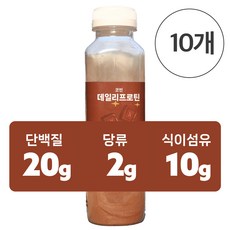 식사대용 단백질 쉐이크 데일리 프로틴, 리얼생초코, 10개, 75g