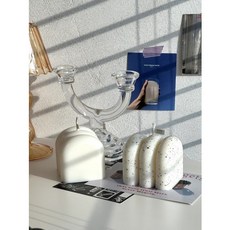 오브제캔들 모던 빈티지 천연 소이 도트 맛집 답례품 촬영소품 향기 퇴사선물 세라믹, 블랙, 라벤더