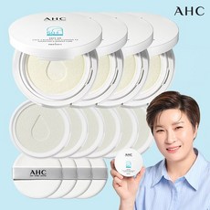 AHC AHC 세이프온 시카 카밍 선쿠션EX (본품X4+리필X6+퍼프X4), 단일옵션