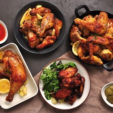 육즙가득 국내산 로스트 치킨 1kg / 윙봉 / 자이언트 통다리, 국내산 자이언트 로스트 치킨 1KG, 1개