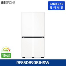 삼성 2024 비스포크 냉장고 4도어 RF85DB90B1HSW (사틴화이트)