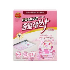 컴배트 좀벌레싹 방충제 아로마향 서랍장용 24개입, 12g, 6개