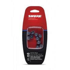 SHURE 이어 패드 EASFX1 (M 사이즈 / 5 쌍) 소프트 플렉스 EASFX1-10M [국내 정품], 단일상품