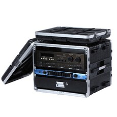 음향 장비 랙 상자 하드케이스 운반 이동 4u 6u 8u, 마이크면이없는6U짧은스타일(깊이22CM)
