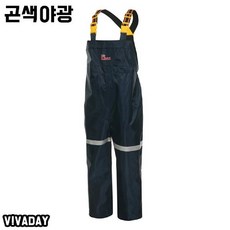 [AJV_6706990] (선택 : 곤색야광3XL) AJ-30해상작업 방수방한복 이중바지 도롱이표 풍어표 비옷상의 우비 이중바지