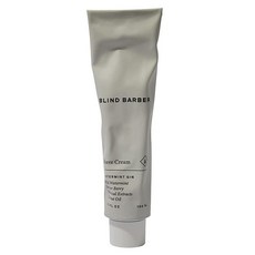 Blind Barber Watermint 진 쉐이브 크림 - 남성용 크리미 수염 거품 민감한 피부 보호 및 보습 모든 타입에 적합 (100ml/3.25온스)
