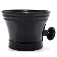 프리미엄 클래식면도 비셀메드 쉐이빙 볼(면도그릇) L사이즈3종 Shaving Bowl Mug cup, 블랙, 1개
