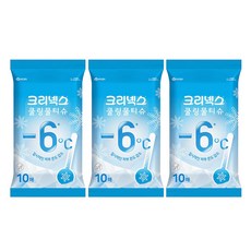 크리넥스 쿨링 물티슈 휴대형, 45g, 10매, 3개