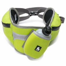  [KT알파쇼핑]대형견 산책 힙색 그린 1P 애견 물병 배변봉투 파우치, 상세페이지 참조 