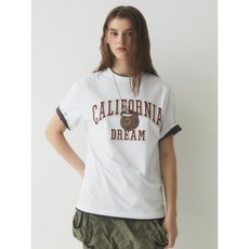 후아유 Steve Campus Short Sleeve T-shirt WHRPE2591U 233254