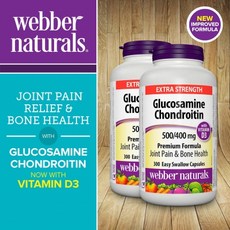 Webber naturals Glucosamine 300캡슐 2-pack(캐나다직배송), 2개, 300정