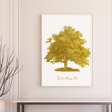 황금돈나무액자