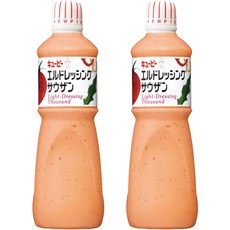 Kewpie 사우전드 아일랜드 드레싱 1리터 2개, 1L
