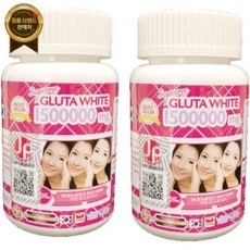 Generic 슈프림 글루타 화이트 1500000mg 글루타티온 소프트젤 태국 x 2병, 2개