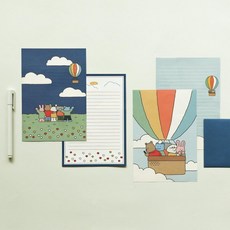데일리 레터 (마이 버디) 01-04 안전배송, 03 Hot air balloon, 03 Hot air balloon, 상세페이지 참조