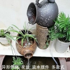 항아리 도자기 토분 중대호 병따개 옹기동자 이형화분 검은색 흰색 이형경관 깨뜨려 선의, 27 검푸른색