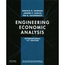 Engineering Economic Analysis, Oxford University Press
