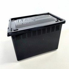 JIF 적재형케이지 올블랙컬러 대사이즈 (크레스티드게코 파충류케이지), 1개