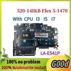 LA-E541P.For 레노버 요가 520-14IKB 플렉스 5-1470 노트북 마더보드 i3 i5 i7 CPU UMA DDR4 100% 테스트, [01] 4405U 4415U CPU, 1개