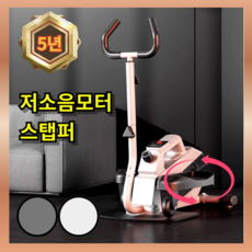 이보모션 무소음 스탭퍼 천국의계단 운동 유산소 홈트 하체 계단 걷기 실내 다리, 화이트