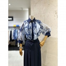 더 아이잗컬렉션 오간자 러플 블라우스 CP4A0BL391 백화점 아울렛 (3849450)