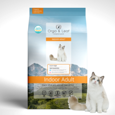  오가앤리프 캣 인도어 어덜트 유기농 반려묘 가수분해 연어 고양이 사료 5.4kg, 1개 