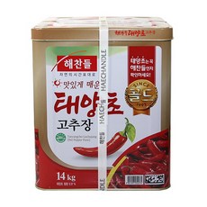 해찬들순창골드고추장14kg