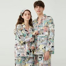 커플잠옷긴팔디즈니