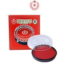 매표 원형인주대 사무용인주 65g 지름80mm 동그라미인주 원형인주 1EA