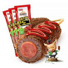 롯데 라퀴진 돼지바 핫도그 75g X10개, 단일상품
