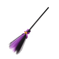 할로윈 마녀빗자루 파티소품, 퍼플, 1개