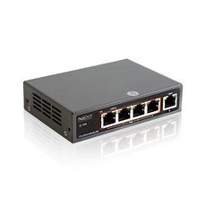 INX_넥스트 NEXT-POE6005F 기가 5포트 POE 스위칭허브 65W