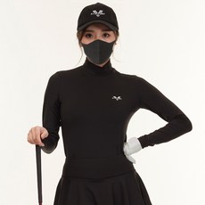 럽인골프 FW용 기모 반목티 여성골프웨어