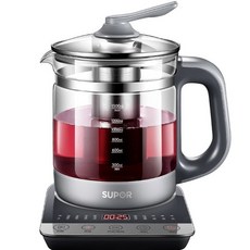 홍삼만들기 가정용 멀티쿠커 홍삼 달이기 약탕기 중탕기 220V 1.5L 전기 자동 건강 보존 냄비 유리 멀티 쿠, 01 gray_01 220V_01 EU