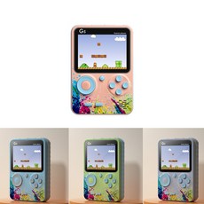 휴대용 SUP 레트로 고전 게임기 G5 업그레이드판 1인용/2인용, 핑크, 1인용