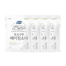 참그린 순수한 베이킹소다 2kg, 4개