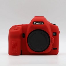 캐논 적용 캐논 EOS5DMARKII5D25DI 적용I 일안 리플렉스 카메라 실리콘 커버 넘어짐 방지 카메라, 캐논5D2실리콘케이스레드 - eos5dmarkii