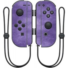 Nintendo Joy-Con 컨트롤러와 호환되는 MightySkins 스킨-퍼플 에어 브러시 | 보호 내구성 고유 한 비닐 데칼 랩 커버 | 손, 단일옵션
