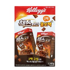 켈로그 오곡으로 만든 첵스초코 오리지날 (570g x2팩), 단일상품