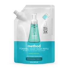 Method 포밍 핸드워시 물비누 리필 워터폴 828 ml, 828ml, 1개