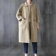 가성비 톰보이 추천 상품 베스트 6 3 UPPERCUT 여성 오버핏 트렌치코트 빅사이즈 톰보이 코트